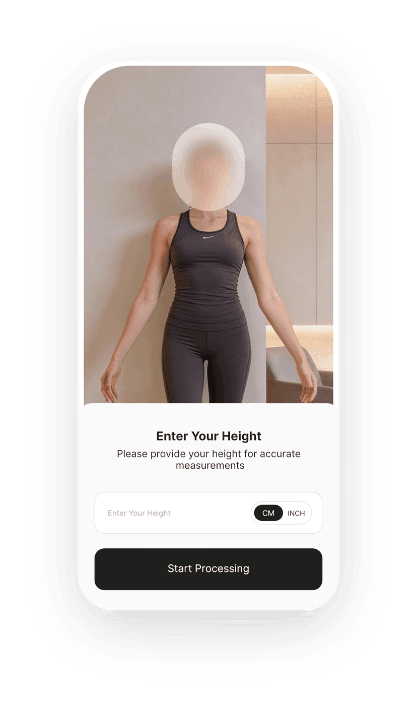Height & Face Blurring